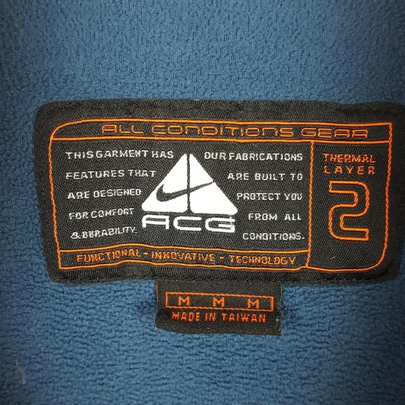 Nike ACG Fleece Thermal Layer 2 Half Zip Top Med - Picture 5 of 8